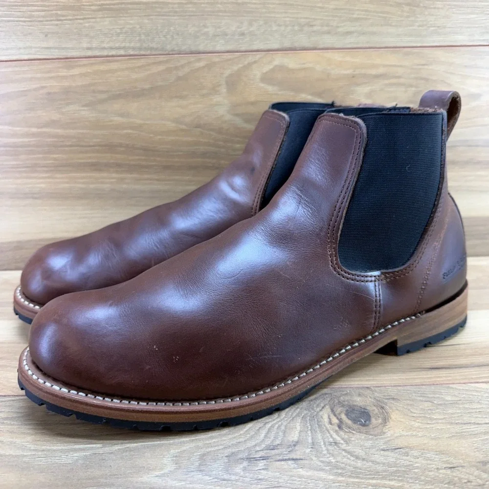 FIELD & STREAM USA Made Chelsea Boot Mens 12 M Benchmade Brown Leather Vibram